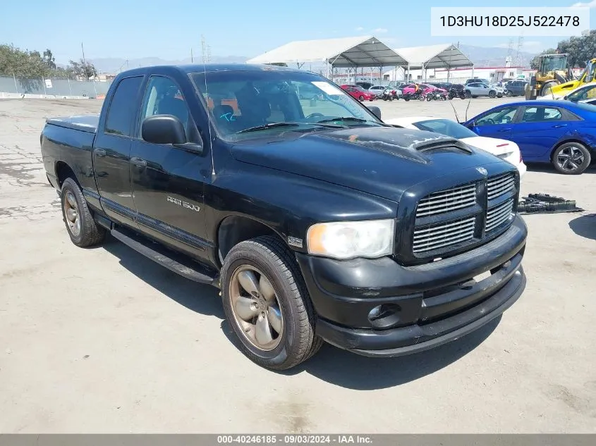 2005 Dodge Ram 1500 Slt/Laramie VIN: 1D3HU18D25J522478 Lot: 40246185