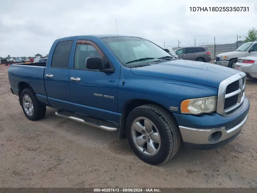 2005 Dodge Ram 1500 Slt/Laramie VIN: 1D7HA18D25S350731 Lot: 40257613