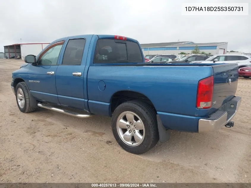 2005 Dodge Ram 1500 Slt/Laramie VIN: 1D7HA18D25S350731 Lot: 40257613