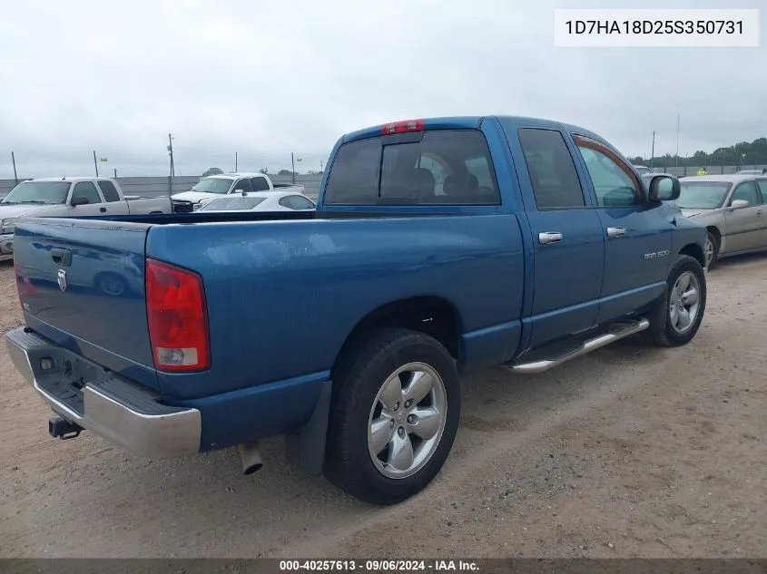 2005 Dodge Ram 1500 Slt/Laramie VIN: 1D7HA18D25S350731 Lot: 40257613