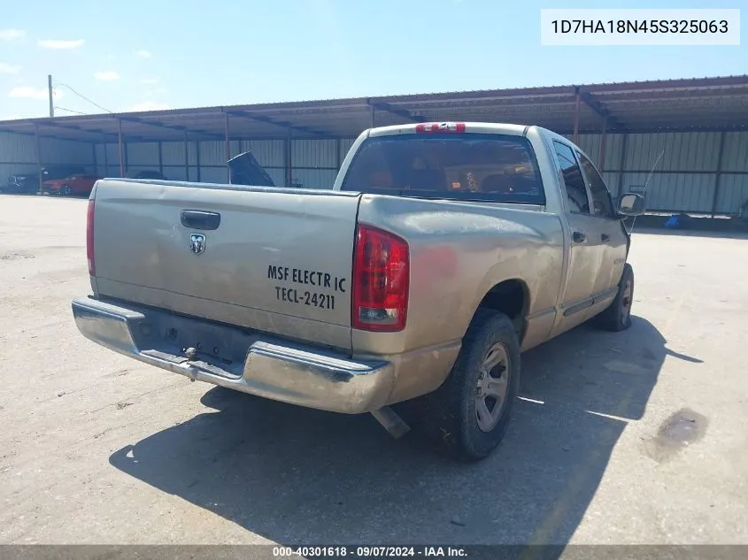 2005 Dodge Ram 1500 St/Slt VIN: 1D7HA18N45S325063 Lot: 40301618