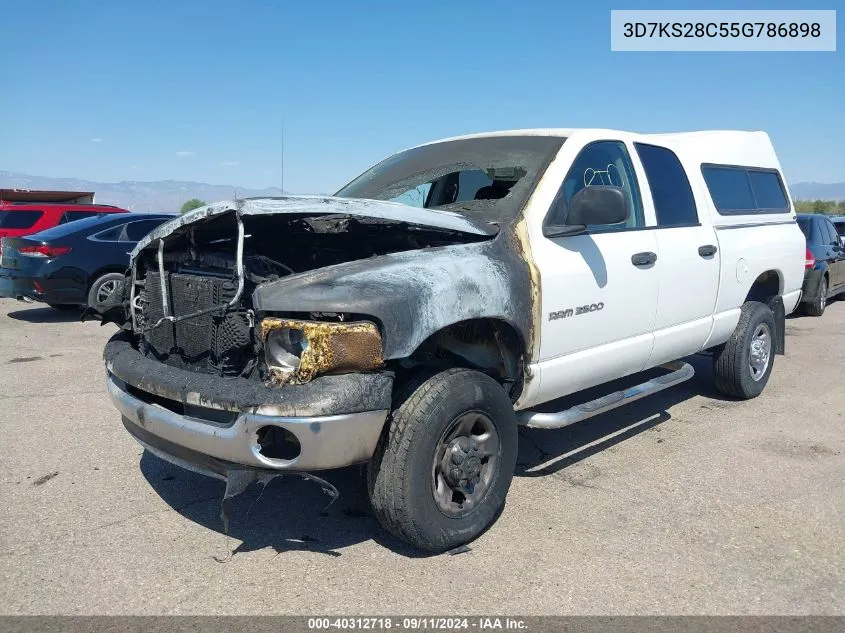 2005 Dodge Ram 2500 St/Slt VIN: 3D7KS28C55G786898 Lot: 40312718