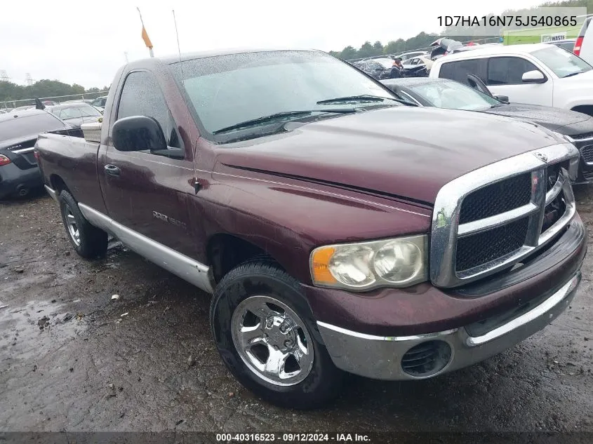 1D7HA16N75J540865 2005 Dodge Ram 1500 St/Slt