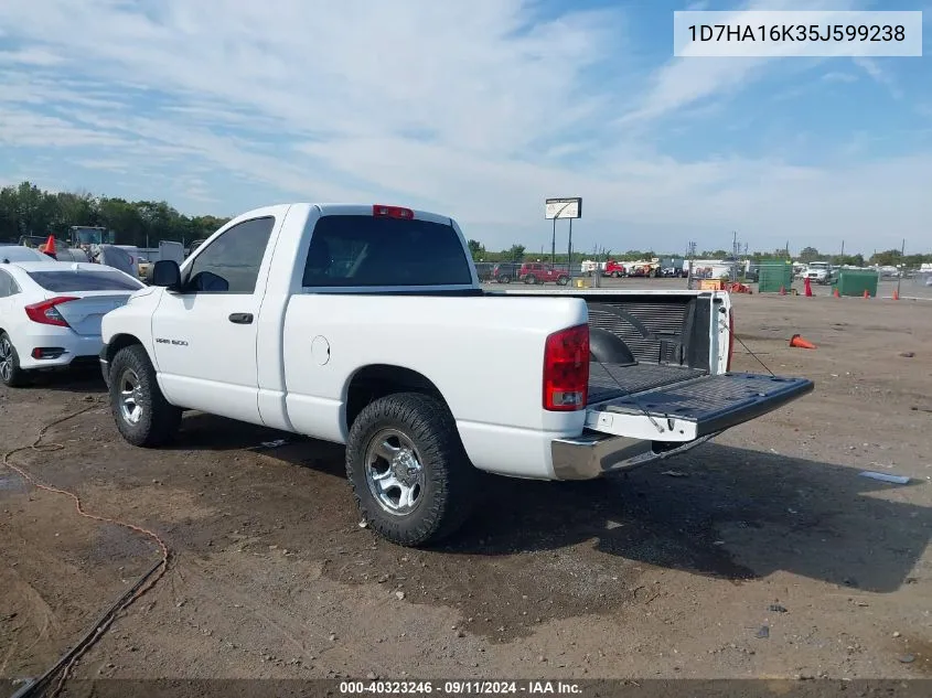 2005 Dodge Ram 1500 St VIN: 1D7HA16K35J599238 Lot: 40323246