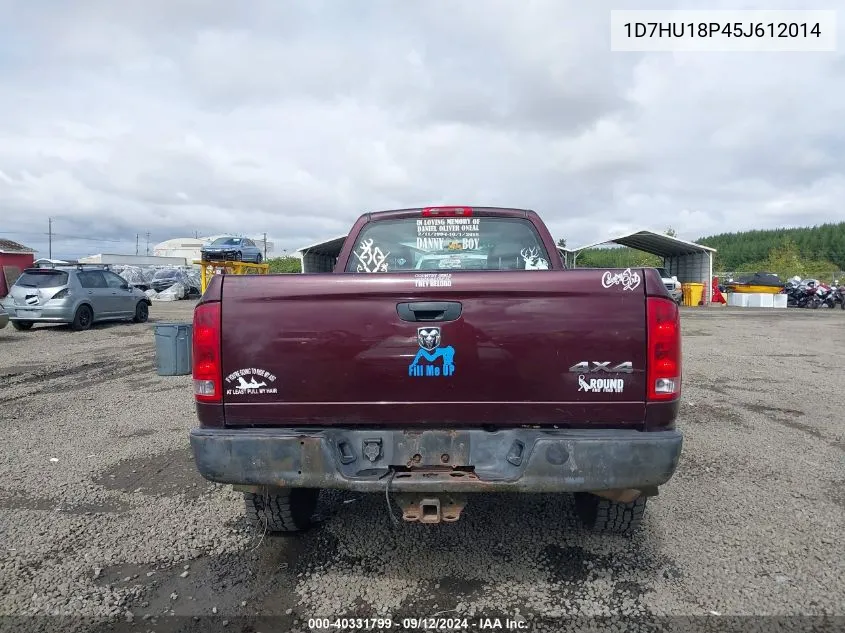 1D7HU18P45J612014 2005 Dodge Ram 1500 St