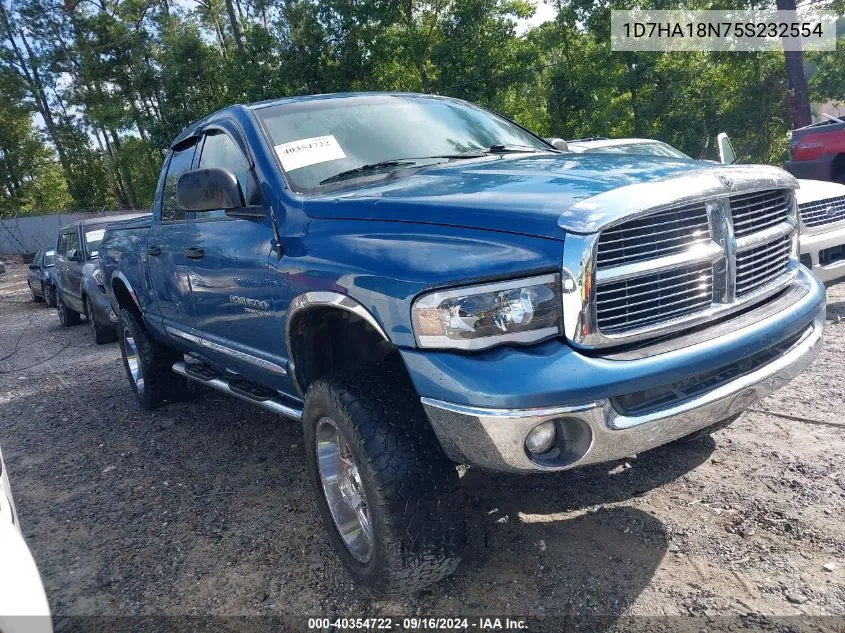 2005 Dodge Ram 1500 Slt/Laramie VIN: 1D7HA18N75S232554 Lot: 40354722