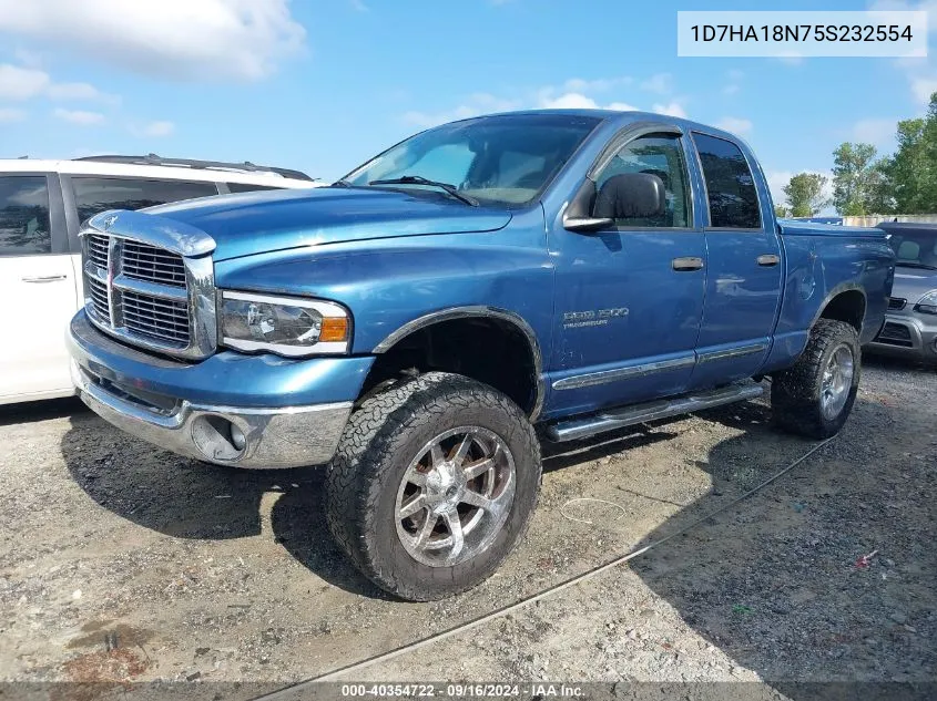 2005 Dodge Ram 1500 Slt/Laramie VIN: 1D7HA18N75S232554 Lot: 40354722