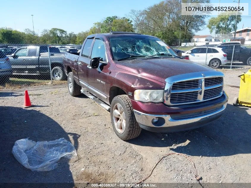 2005 Dodge Ram 1500 Slt/Laramie VIN: 1D7HU18D45S250654 Lot: 40359307