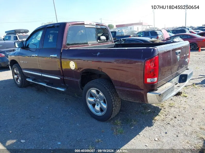 2005 Dodge Ram 1500 Slt/Laramie VIN: 1D7HU18D45S250654 Lot: 40359307