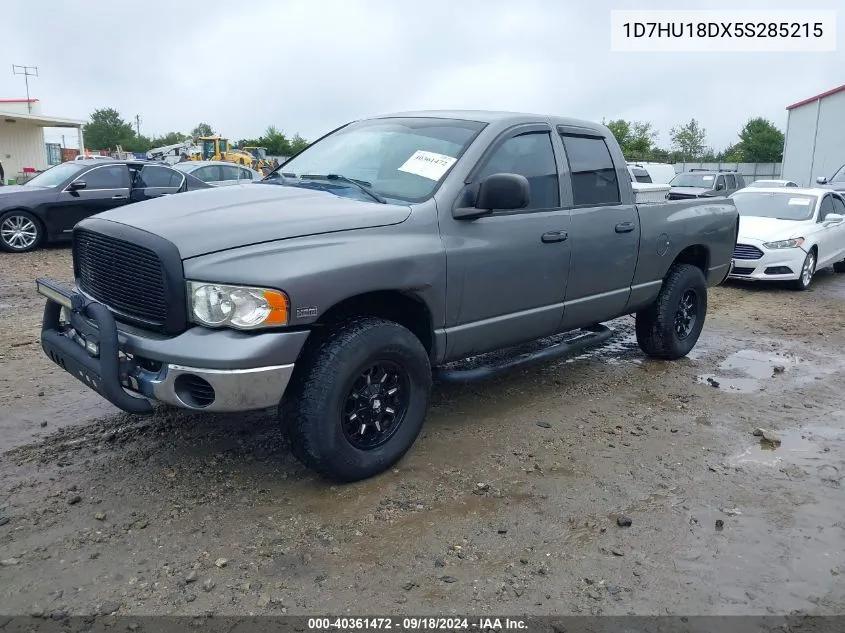 2005 Dodge Ram 1500 Slt/Laramie VIN: 1D7HU18DX5S285215 Lot: 40361472