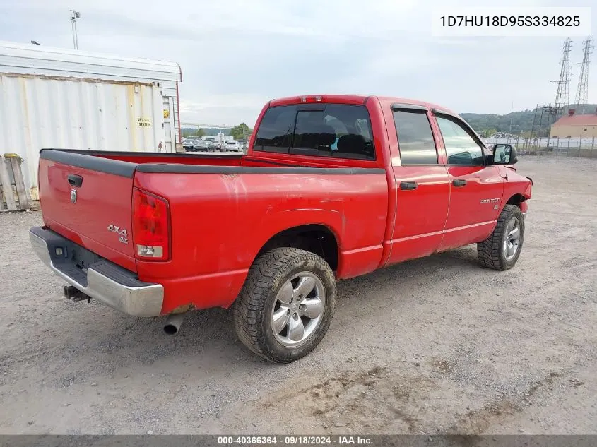 2005 Dodge Ram 1500 St/Slt VIN: 1D7HU18D95S334825 Lot: 40366364