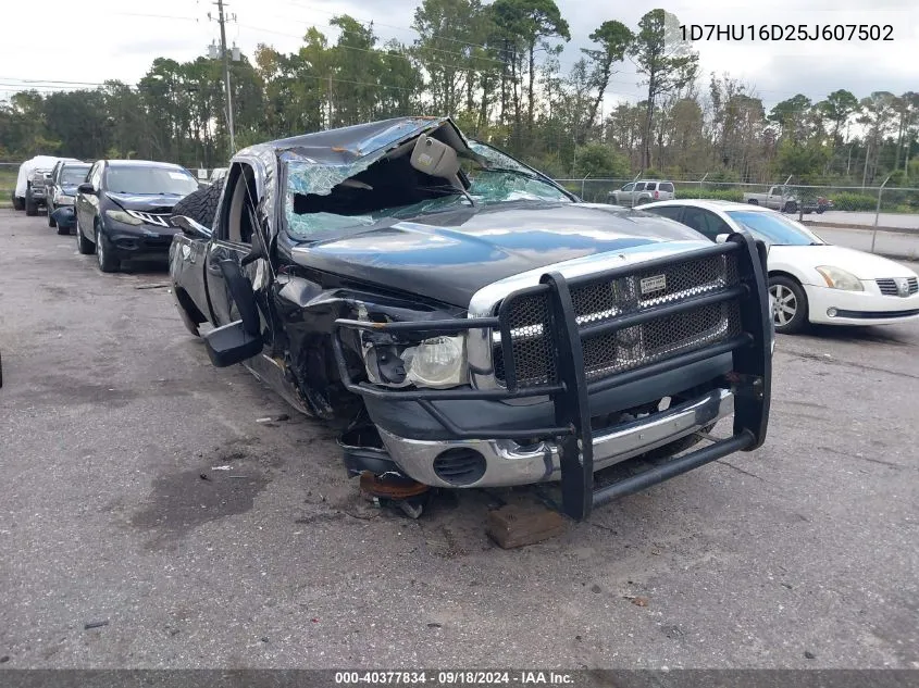 2005 Dodge Ram 1500 Slt/Laramie VIN: 1D7HU16D25J607502 Lot: 40377834