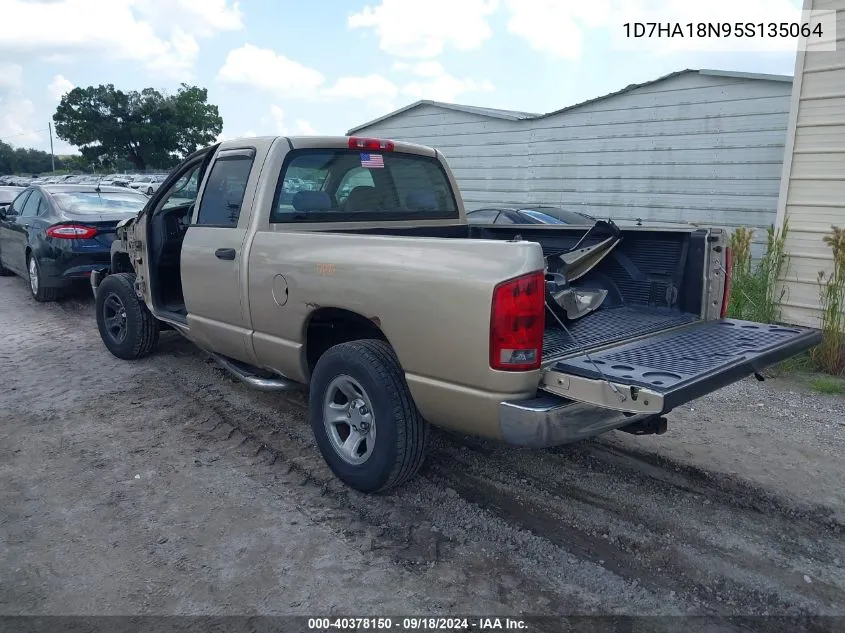 2005 Dodge Ram 1500 Slt/Laramie VIN: 1D7HA18N95S135064 Lot: 40378150