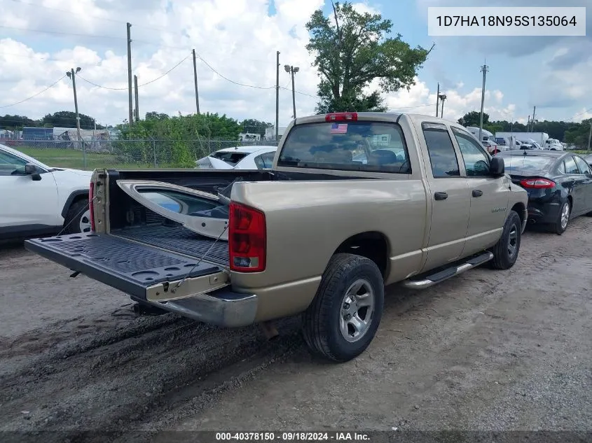 2005 Dodge Ram 1500 Slt/Laramie VIN: 1D7HA18N95S135064 Lot: 40378150