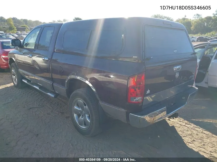 1D7HU18D05S346605 2005 Dodge Ram 1500 Slt/Laramie