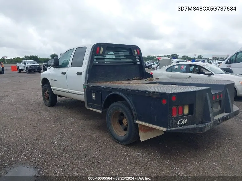 2005 Dodge Ram 3500 St/Slt VIN: 3D7MS48CX5G737684 Lot: 40395564