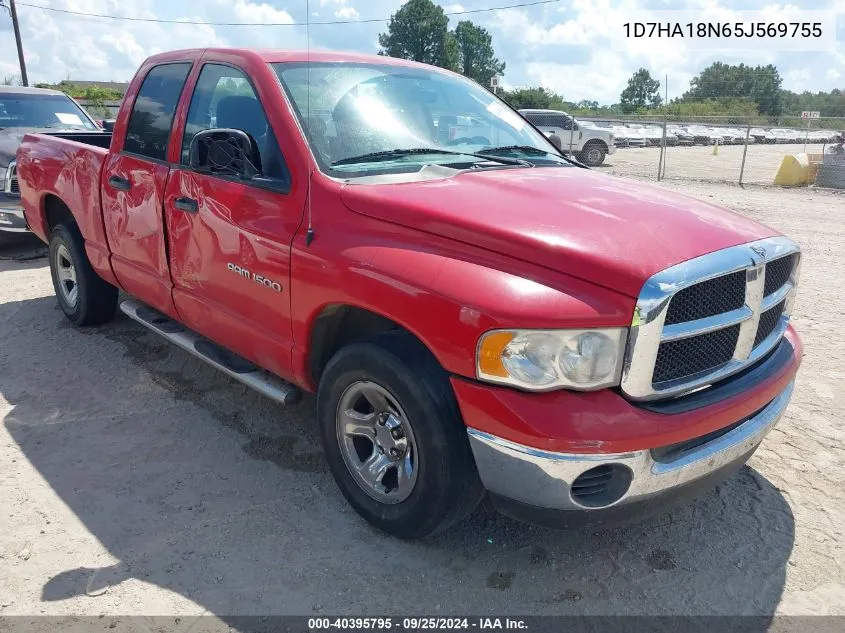 2005 Dodge Ram 1500 Slt/Laramie VIN: 1D7HA18N65J569755 Lot: 40395795