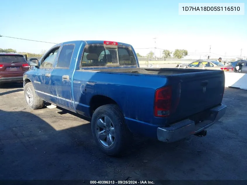 1D7HA18D05S116510 2005 Dodge Ram 1500 Slt/Laramie