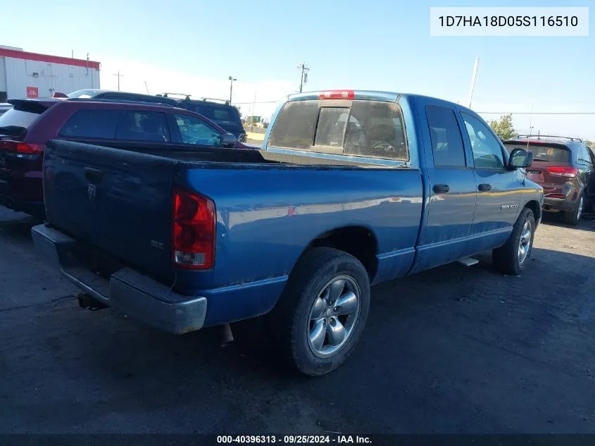 1D7HA18D05S116510 2005 Dodge Ram 1500 Slt/Laramie