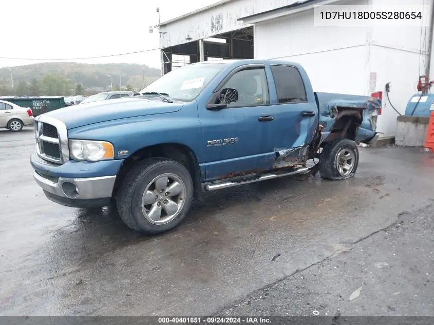 2005 Dodge Ram 1500 St/Slt VIN: 1D7HU18D05S280654 Lot: 40401651