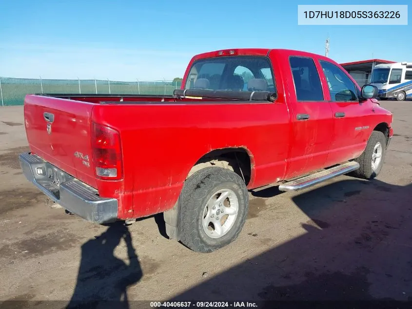 1D7HU18D05S363226 2005 Dodge Ram 1500 St/Slt