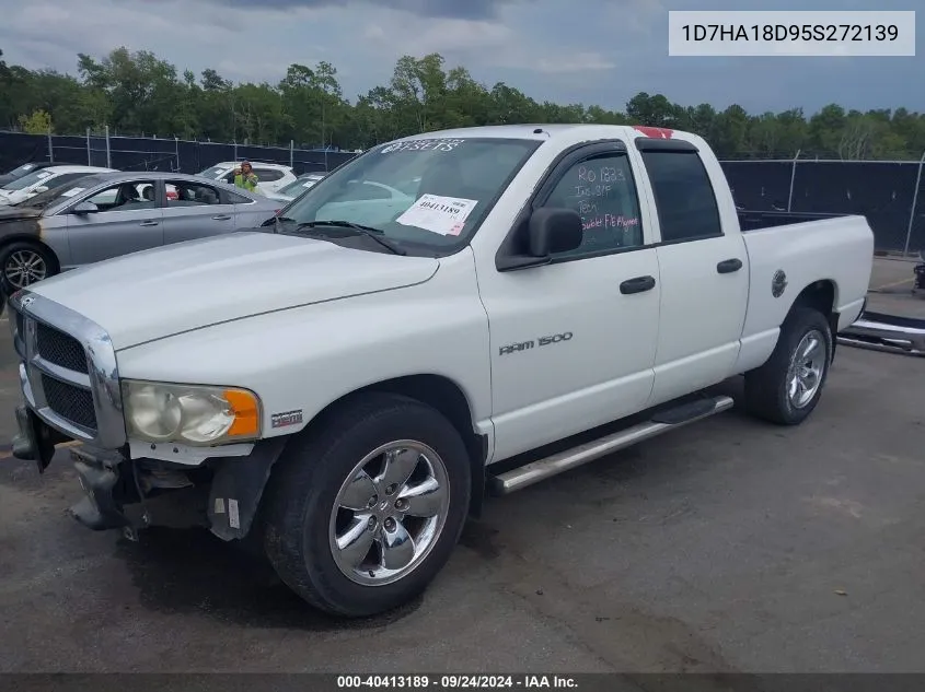 2005 Dodge Ram 1500 Slt/Laramie VIN: 1D7HA18D95S272139 Lot: 40413189