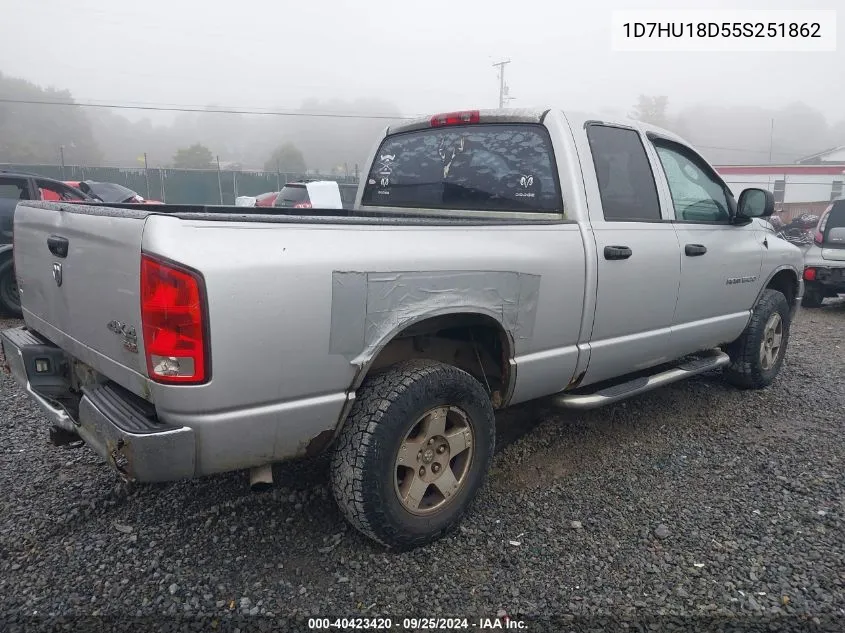 1D7HU18D55S251862 2005 Dodge Ram 1500 Slt/Laramie