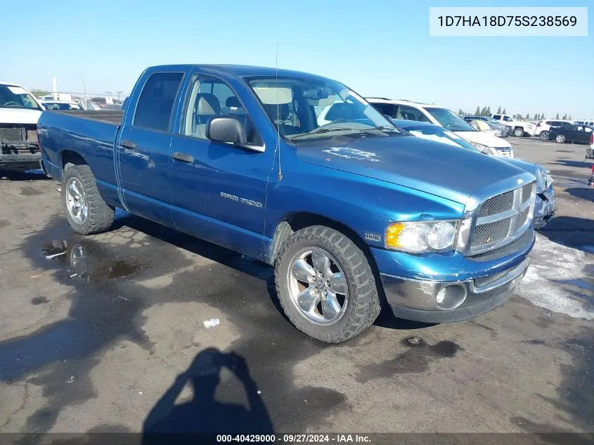 1D7HA18D75S238569 2005 Dodge Ram 1500 Slt/Laramie