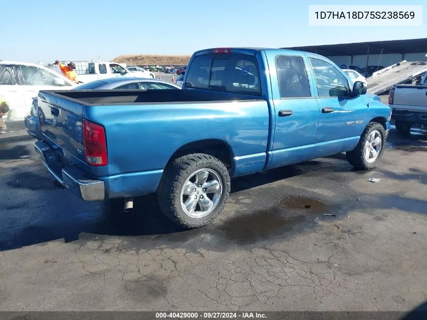 1D7HA18D75S238569 2005 Dodge Ram 1500 Slt/Laramie