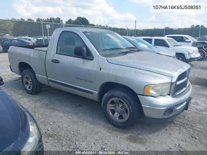 1D7HA16K65J508351 2005 Dodge Ram 1500 St