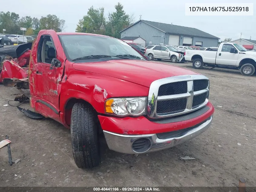 2005 Dodge Ram 1500 St VIN: 1D7HA16K75J525918 Lot: 40441166