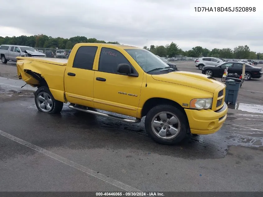 2005 Dodge Ram 1500 Slt/Laramie VIN: 1D7HA18D45J520898 Lot: 40446065