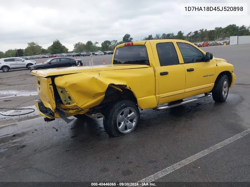 2005 Dodge Ram 1500 Slt/Laramie VIN: 1D7HA18D45J520898 Lot: 40446065