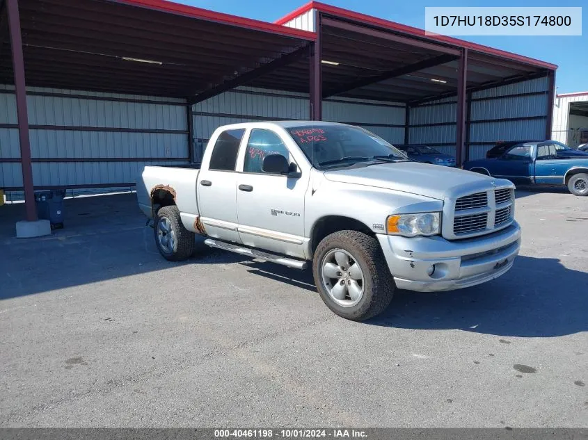 2005 Dodge Ram 1500 Slt/Laramie VIN: 1D7HU18D35S174800 Lot: 40461198