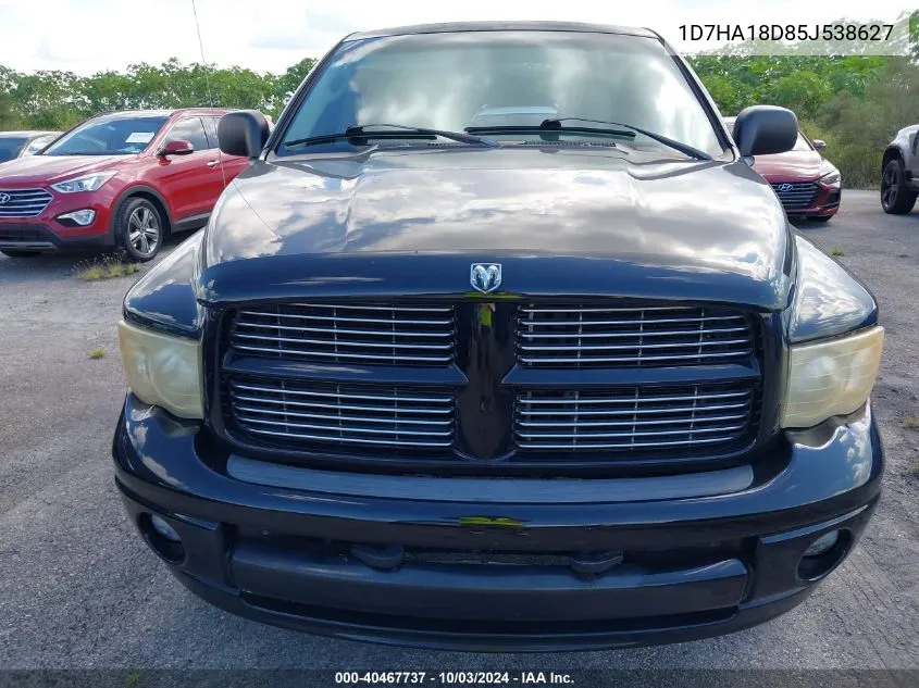 1D7HA18D85J538627 2005 Dodge Ram 1500 Slt/Laramie