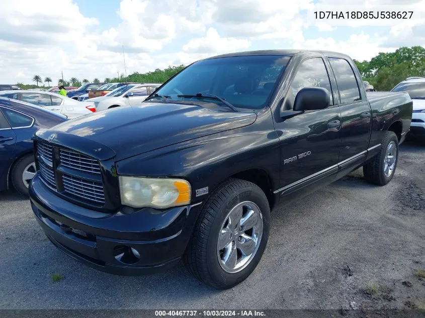 2005 Dodge Ram 1500 Slt/Laramie VIN: 1D7HA18D85J538627 Lot: 40467737