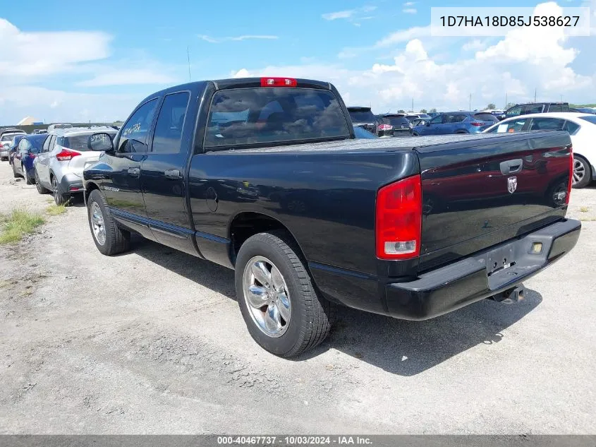 2005 Dodge Ram 1500 Slt/Laramie VIN: 1D7HA18D85J538627 Lot: 40467737