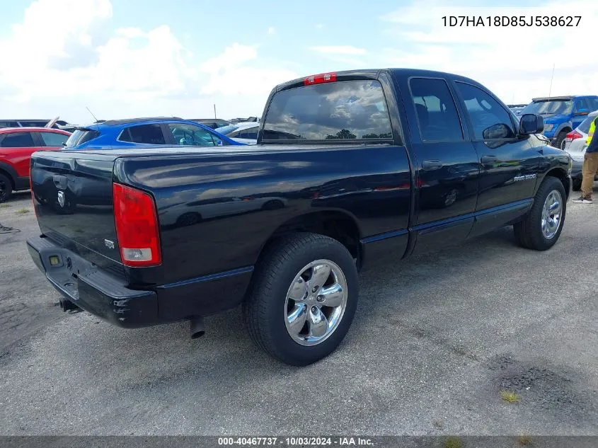 2005 Dodge Ram 1500 Slt/Laramie VIN: 1D7HA18D85J538627 Lot: 40467737