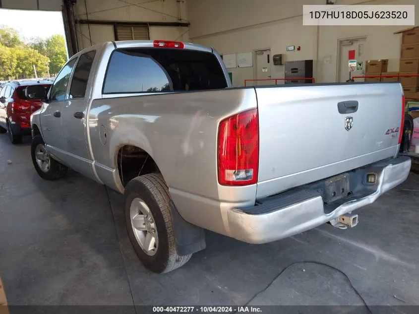 2005 Dodge Ram 1500 Slt/Laramie VIN: 1D7HU18D05J623520 Lot: 40472277