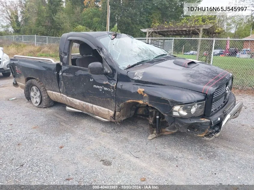 2005 Dodge Ram 1500 Slt/Laramie VIN: 1D7HU16N65J545997 Lot: 40483981