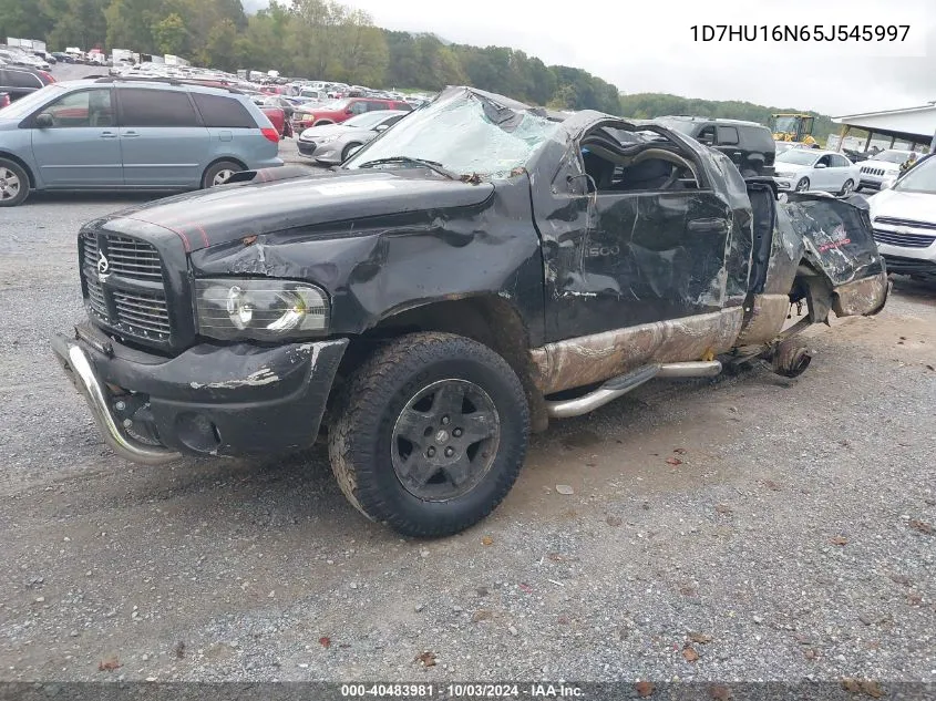 2005 Dodge Ram 1500 Slt/Laramie VIN: 1D7HU16N65J545997 Lot: 40483981