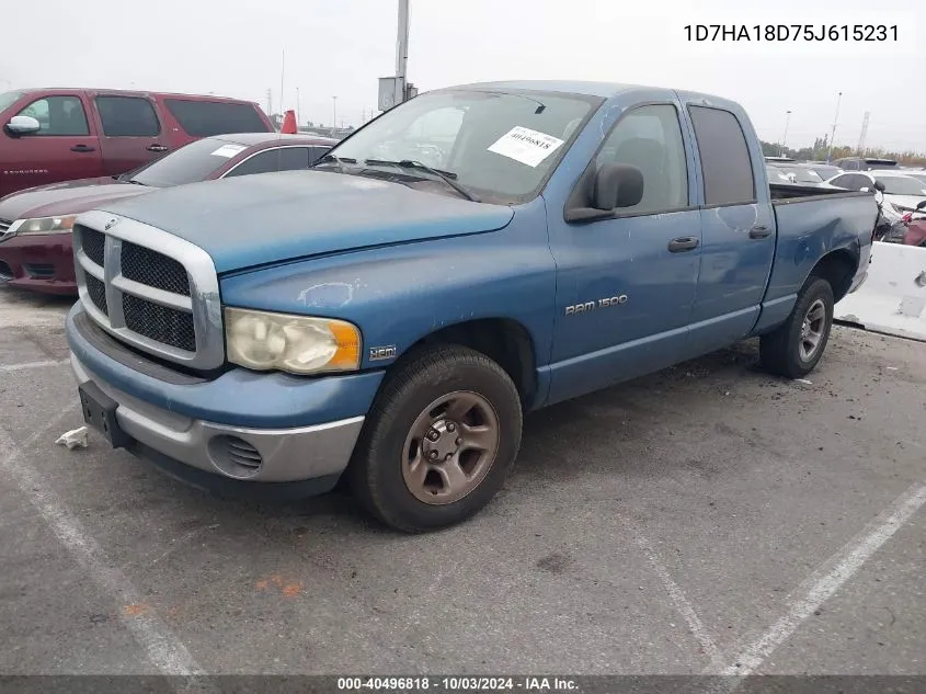 1D7HA18D75J615231 2005 Dodge Ram 1500 Slt/Laramie