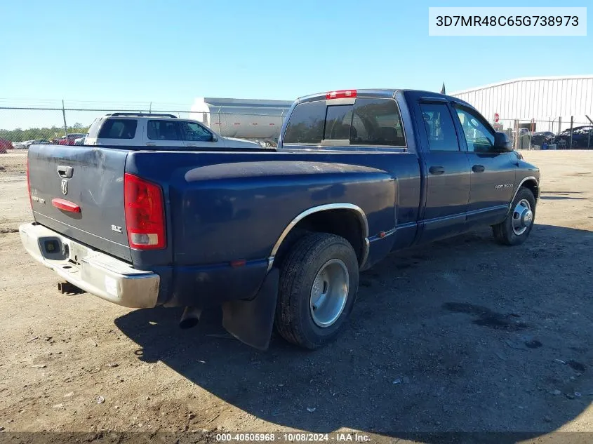 2005 Dodge Ram 3500 Slt/Laramie VIN: 3D7MR48C65G738973 Lot: 40505968