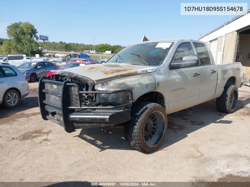 2005 Dodge Ram 1500 St/Slt VIN: 1D7HU18D95S154678 Lot: 40509997