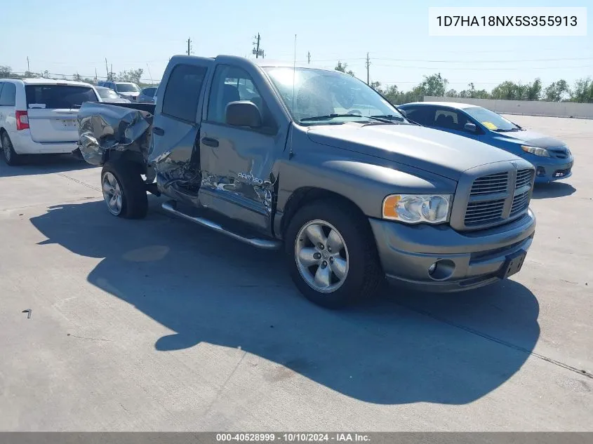 2005 Dodge Ram 1500 Slt/Laramie VIN: 1D7HA18NX5S355913 Lot: 40528999