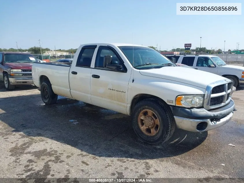 2005 Dodge Ram 2500 St VIN: 3D7KR28D65G856896 Lot: 40535137