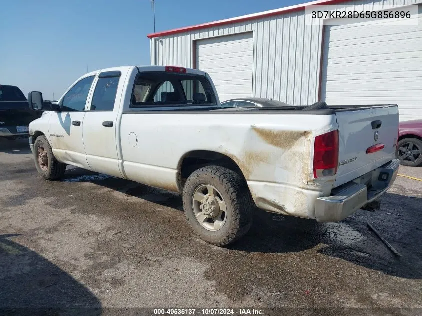 2005 Dodge Ram 2500 St VIN: 3D7KR28D65G856896 Lot: 40535137