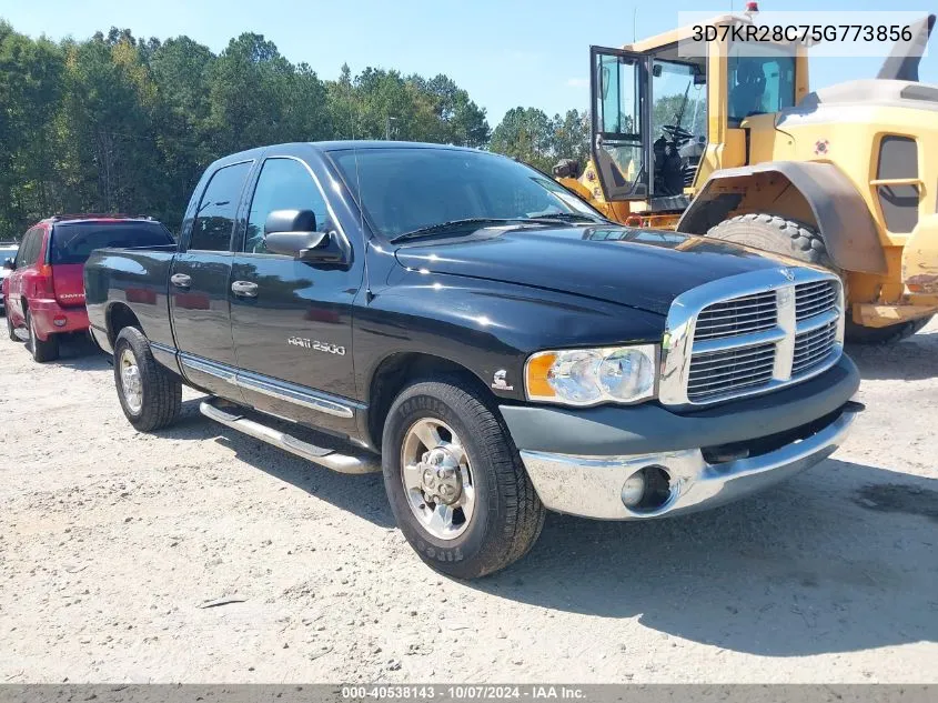 2005 Dodge Ram 2500 Slt/Laramie VIN: 3D7KR28C75G773856 Lot: 40538143