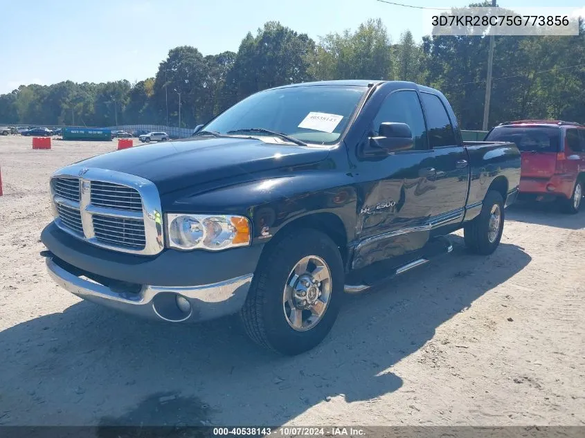 2005 Dodge Ram 2500 Slt/Laramie VIN: 3D7KR28C75G773856 Lot: 40538143