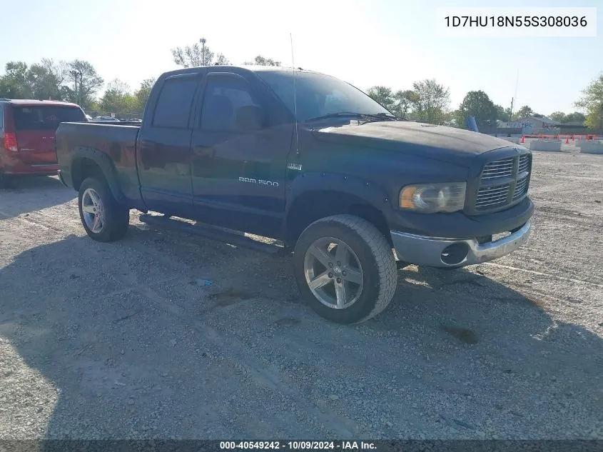 2005 Dodge Ram 1500 Slt/Laramie VIN: 1D7HU18N55S308036 Lot: 40549242